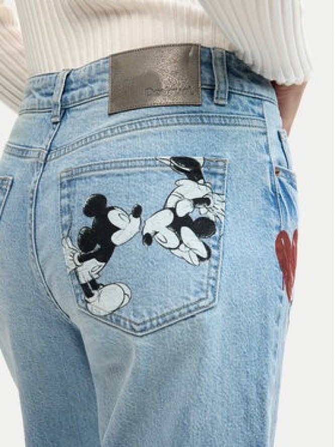 Desigual Jeansy Herry 26SWDD16 Niebieski Straight Fit