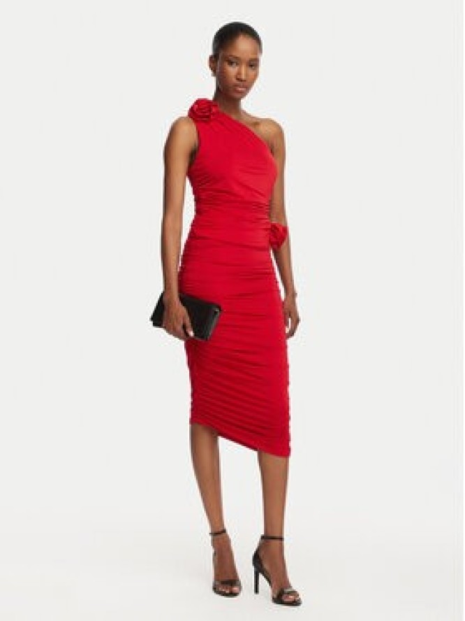 ACCESS FASHION Spódnica ołówkowa 63-6001-326 Czerwony Slim Fit