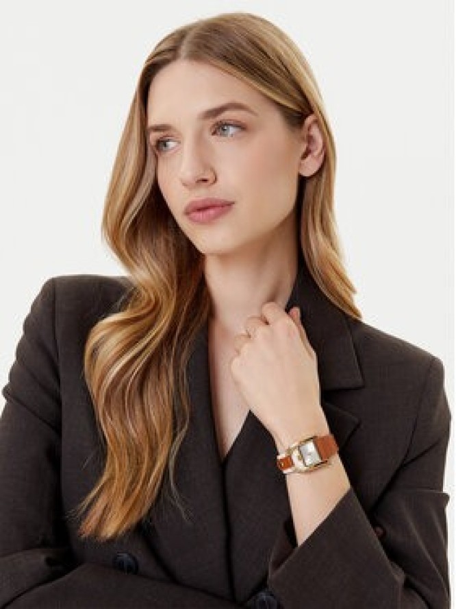 Fossil Zegarek Harwell ES5346 Brązowy