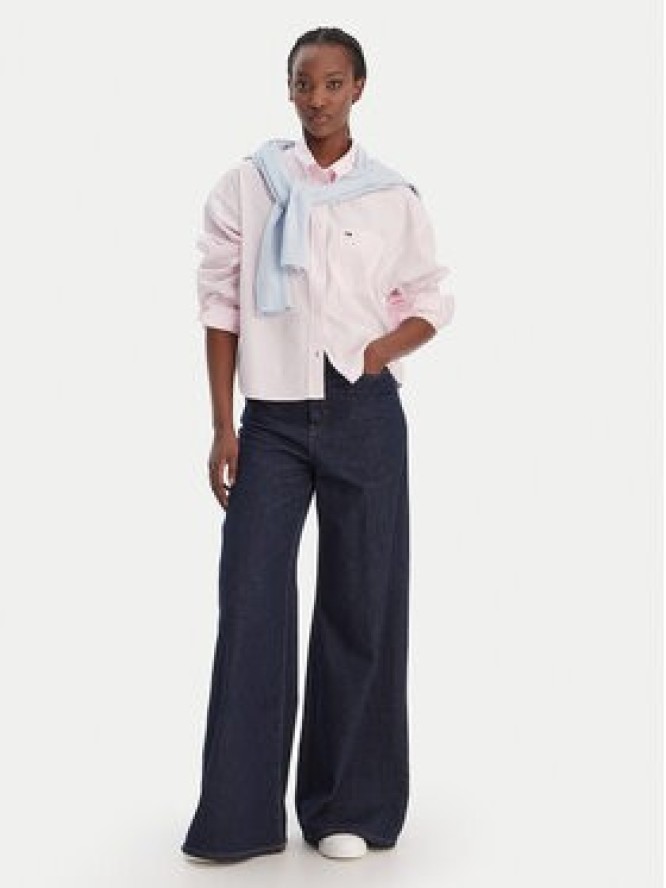 Tommy Jeans Koszula DW0DW22766 Różowy Regular Fit