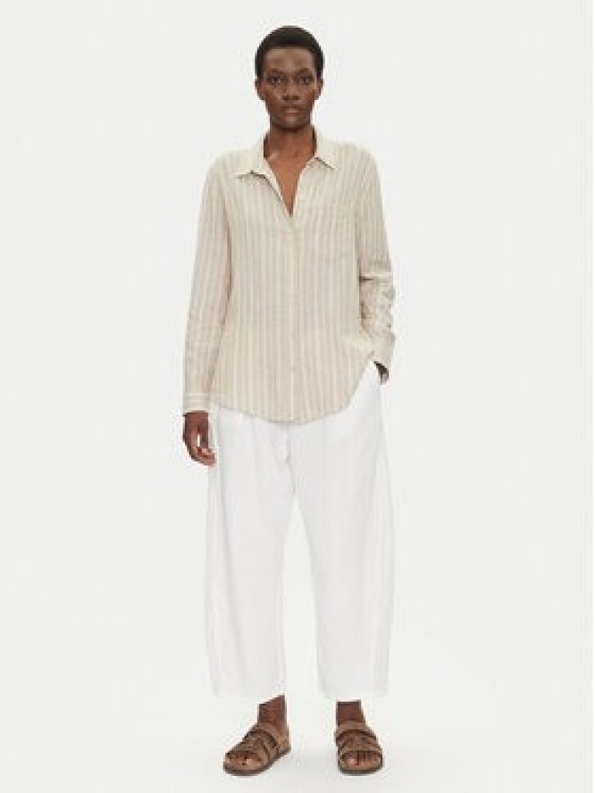 Gap Koszula 885287-13 Beżowy Regular Fit