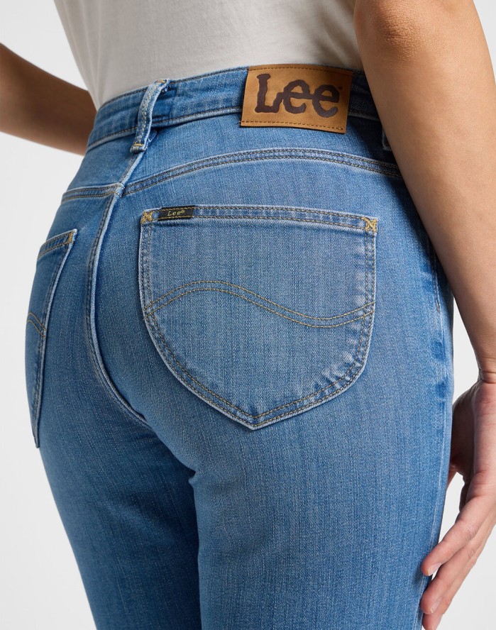 LEE DAMSKIE SPODNIE JEANSOWE SCARLETT HIGH OUTER LIMIT 112359639 L626016290