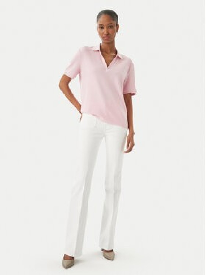 Tommy Hilfiger Polo WW0WW48720 Różowy jasny Relaxed Fit