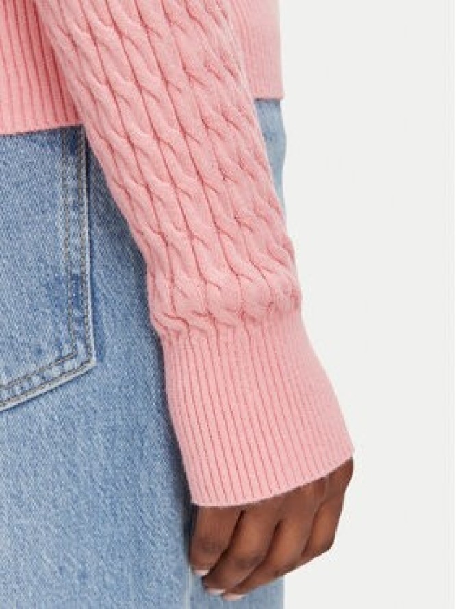 Tommy Hilfiger Sweter WW0WW44993 Różowy jasny Regular Fit