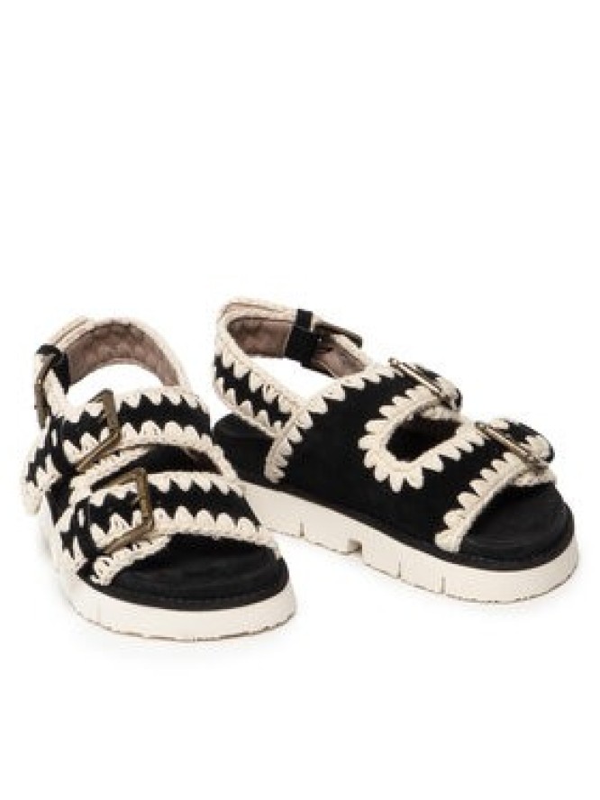 Mou Sandały New Bio # 02-With Buckles SW461003A Czarny