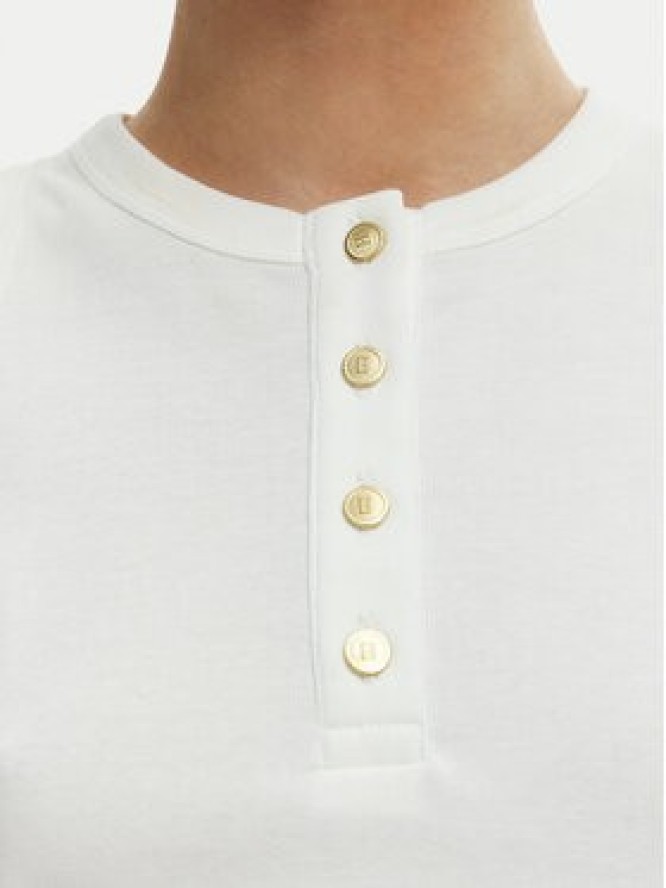 Tommy Hilfiger Top WW0WW49251 Écru Slim Fit