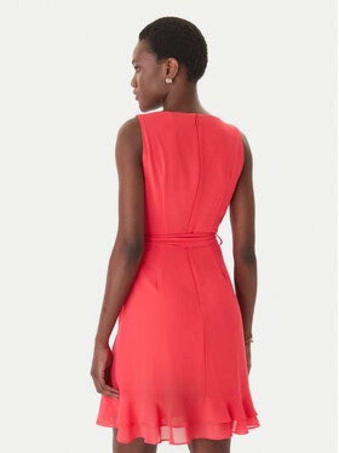 Morgan Sukienka koktajlowa 241-ROSVAL Różowy Regular Fit