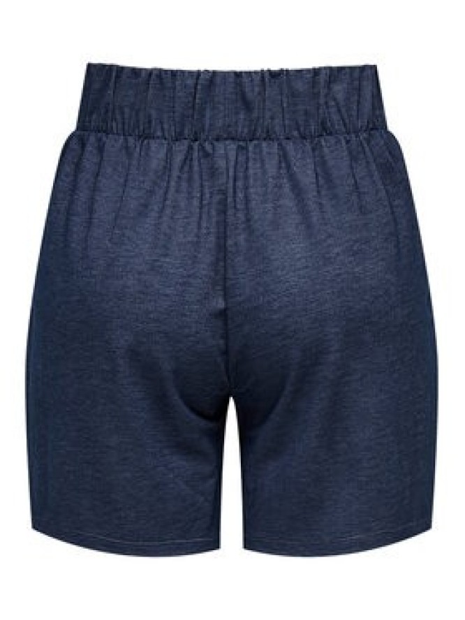 JDY Szorty materiałowe Birdie Geggo 15320995 Granatowy Regular Fit