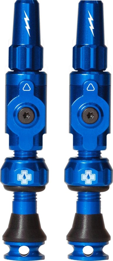 Muc-Off Tubeless Valve Big Bore Lite Small Blue Presta Valve 30mm