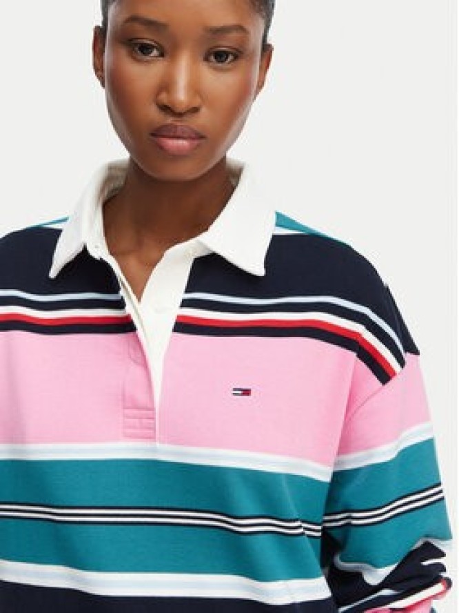 Tommy Jeans Polo DW0DW23483 Kolorowy Regular Fit