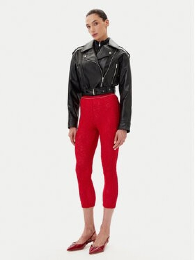 PINKO Spodnie materiałowe 105226 A2M5 Czerwony Slim Fit