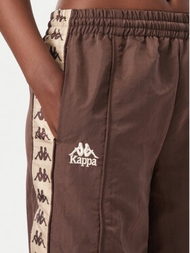 Kappa Spodnie dresowe Odette 332E1BW Brązowy Comfort Fit