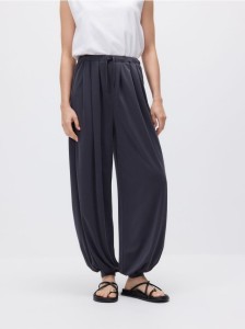 Spodnie jogger z modalem - ciemnoszary