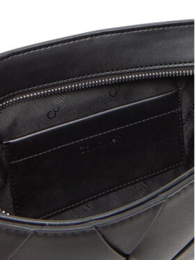 Calvin Klein Torebka Ck Woven Elongated Shoulder Bag K60K612992 Czarny