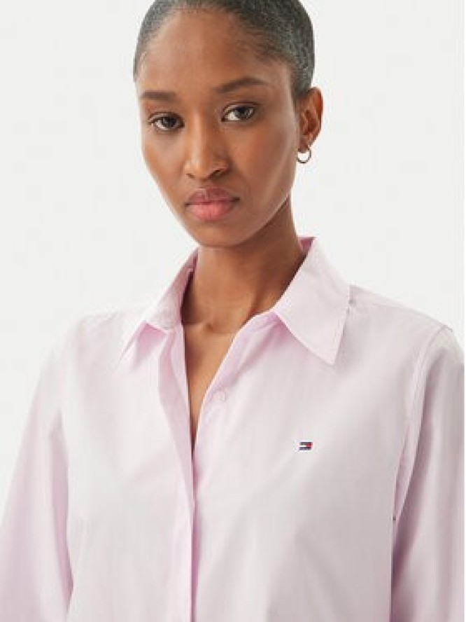 Tommy Hilfiger Koszula WW0WW47169 Różowy Regular Fit
