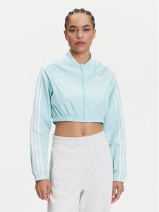 adidas Bluza adicolor Teamgeist JD0267 Turkusowy Slim Fit