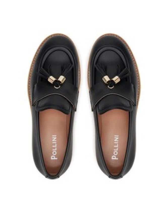 Pollini Loafersy SA10144G1MTC0000 Czarny