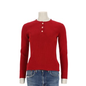 Second life - Sweter damski czerwony - Jak nowy
