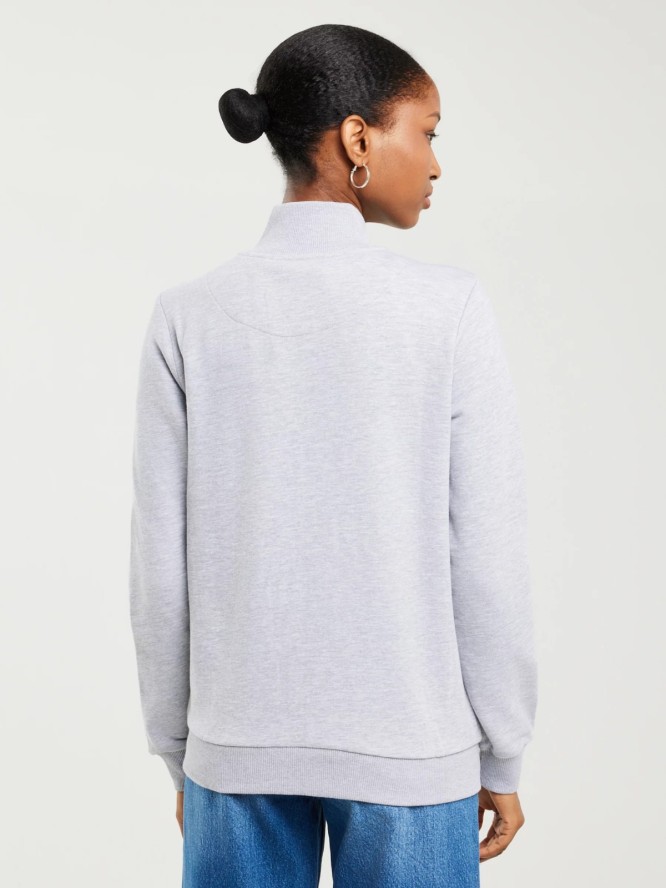 Bluza damska ze stójką szara Chita 901