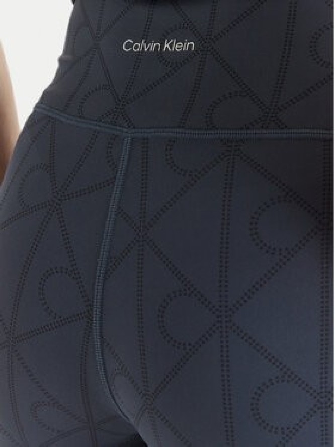 Calvin Klein Performance Legginsy LVGWS6L645 Granatowy Slim Fit