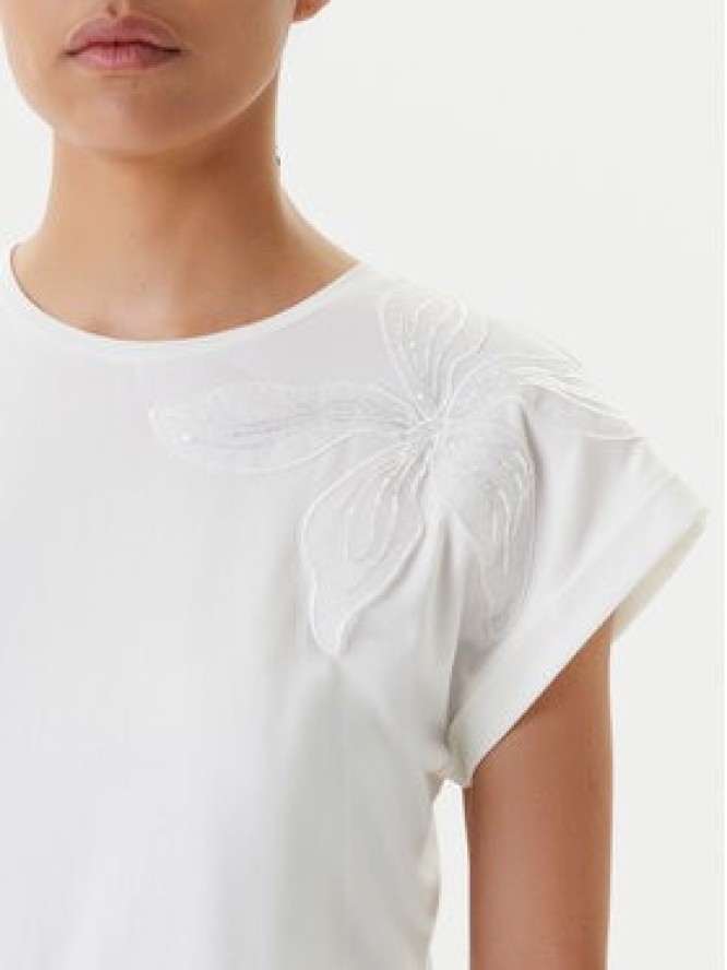 Morgan T-Shirt 251-DABANA Biały Regular Fit