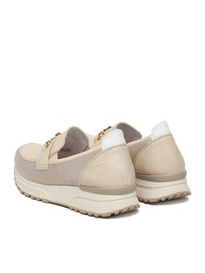 Rieker Półbuty N7455-60 Beżowy