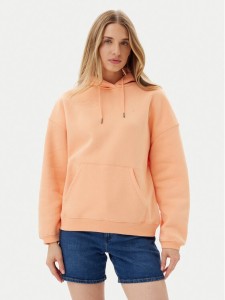 Volcom Bluza Stone Heart Up B4112509 Pomarańczowy Oversize