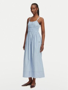 BOSS Sukienka letnia C Diplyn 50559218 Niebieski jasny Regular Fit