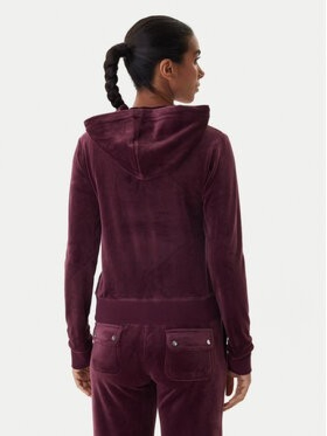 Juicy Couture Bluza Robertson JCAP176 Bordowy Slim Fit