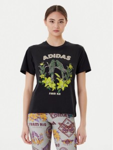 adidas T-Shirt FARM Graphic JV8609 Czarny
