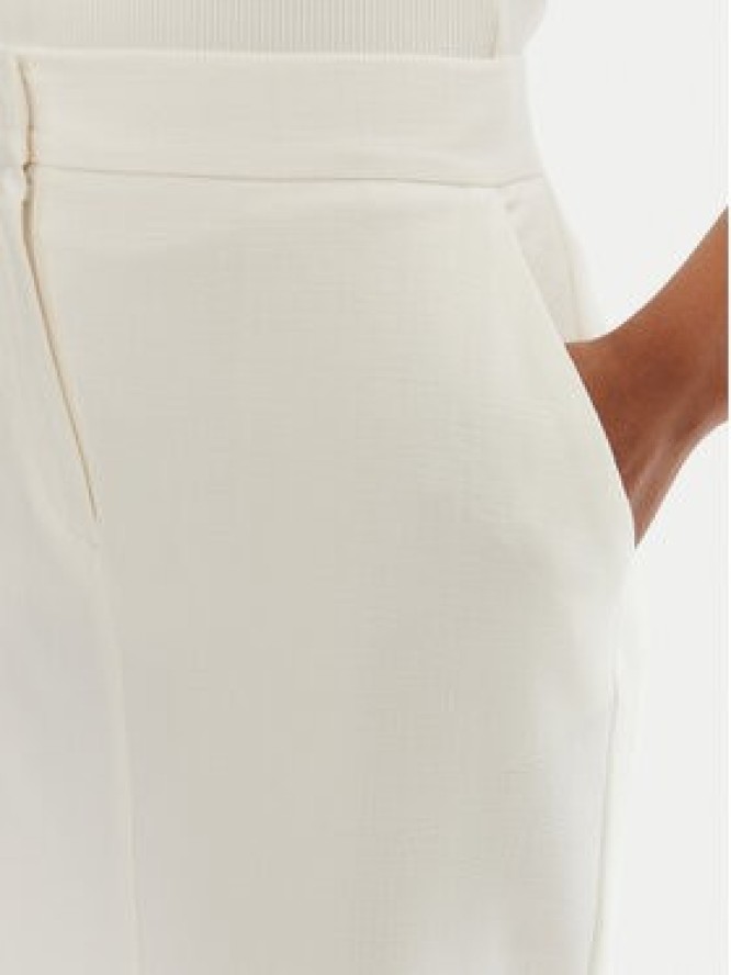 Marella Spódnica midi Getti 2515101051200 Écru Regular Fit