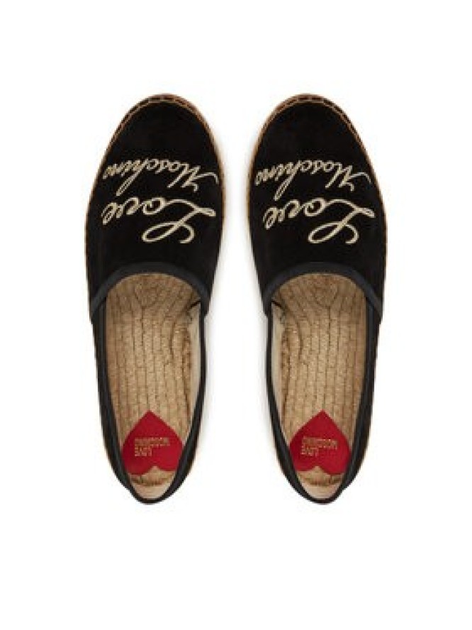 LOVE MOSCHINO Espadryle JA10272G0MIG0000 Czarny