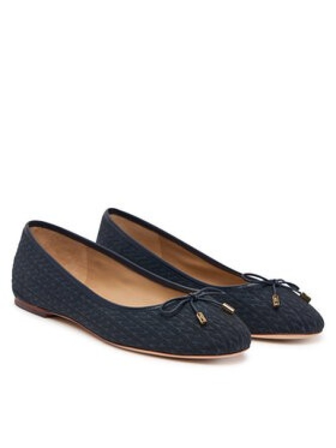 LAUREN RALPH LAUREN Baleriny 802P18430002 Granatowy