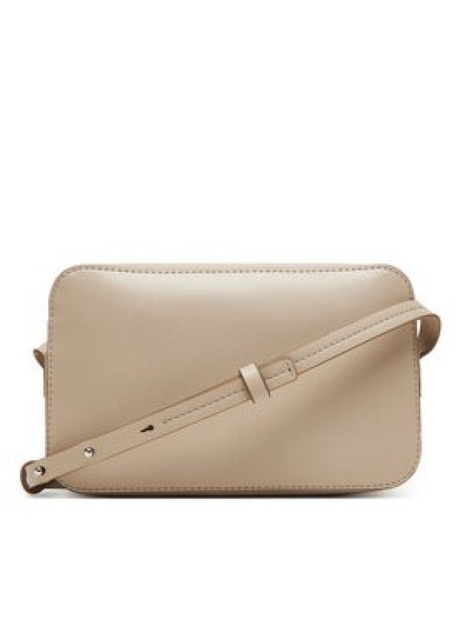 Calvin Klein Torebka Foil Logo Elongated Camera Bag LV04F3276G Beżowy