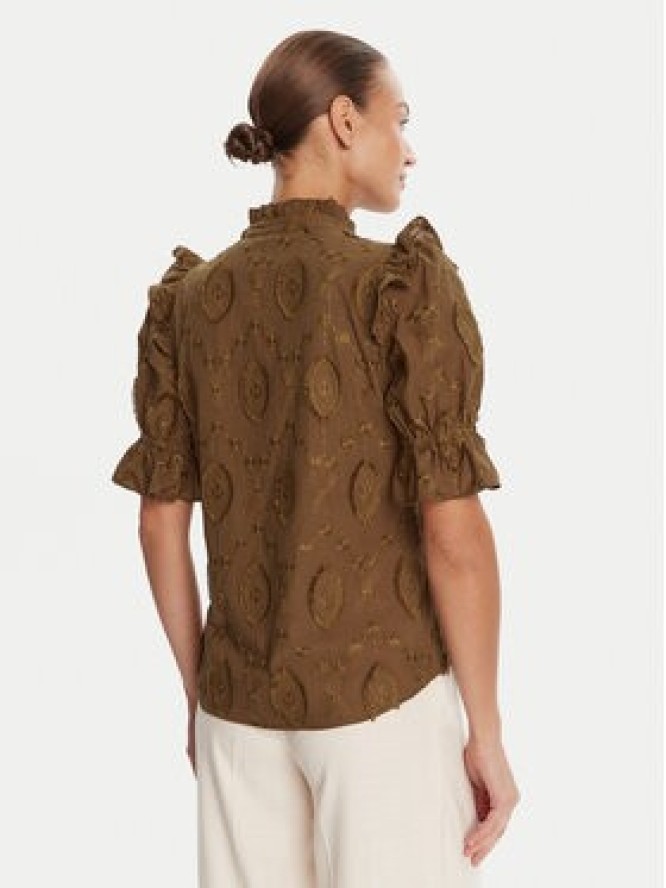 Bruuns Bazaar Bluzka Canterbury Caro BBW4507 Brązowy Regular Fit