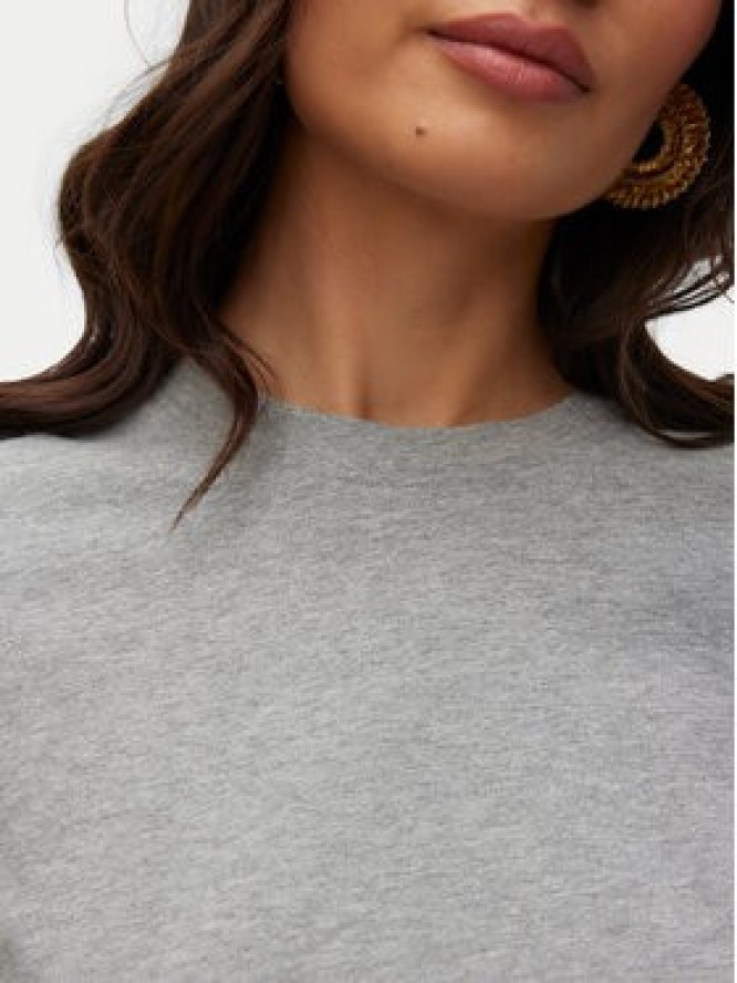 Vero Moda T-Shirt Paulina 10316991 Szary Regular Fit