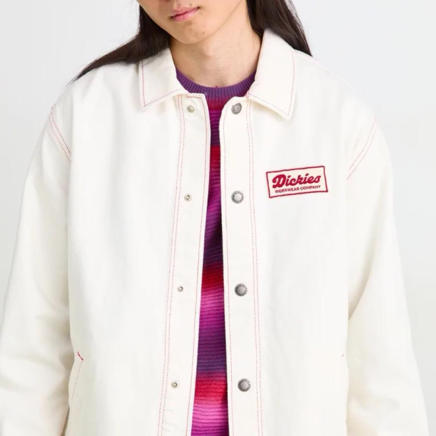 Kurtka DICKIES LEWISTOWN DENIM JACKET Biały