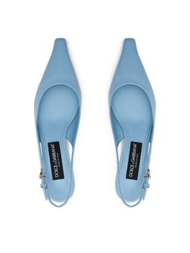 Dolce&Gabbana Czółenka CG0805 A1037 Niebieski