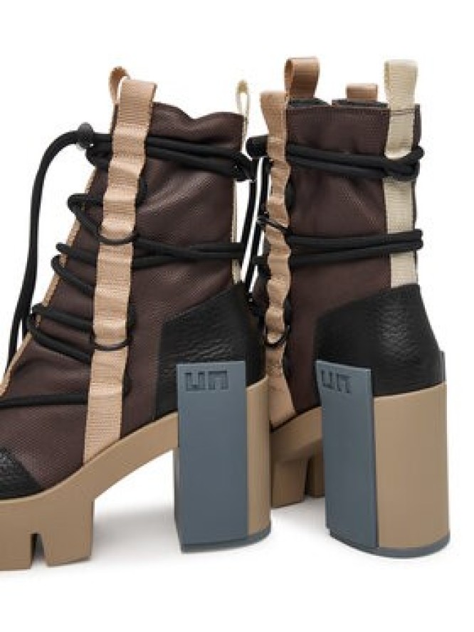 United Nude Trzewiki Grip Desert Mid 11035161165 Brązowy ciemny