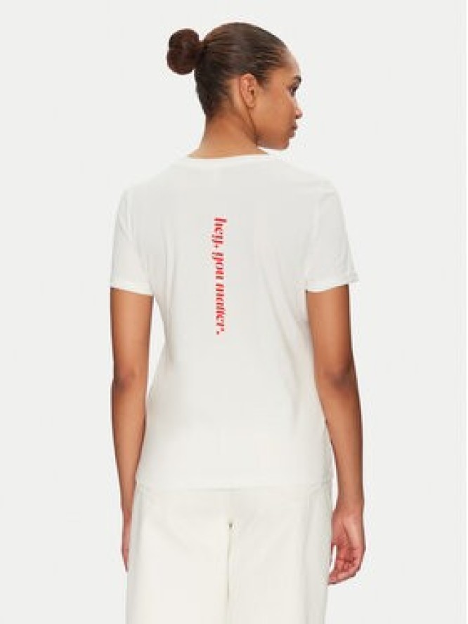 Vero Moda T-Shirt Blair 10325914 Biały Regular Fit