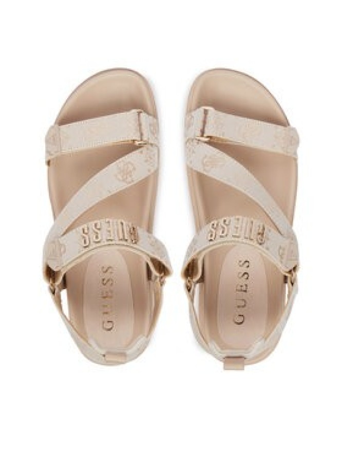 Guess Sandały FLJFTT FAL03 Beżowy