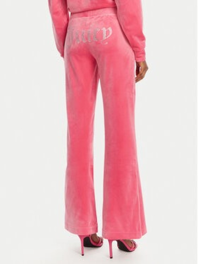 Juicy Couture Spodnie dresowe Christine JCWBJ125304 Różowy Flared Leg