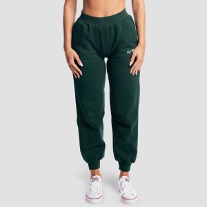 Spodnie damskie fitness jogger oversize z kieszeniami