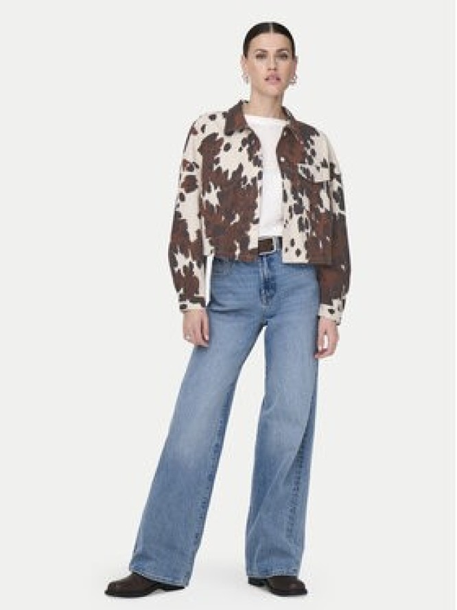 ONLY Koszula Canny 15358626 Brązowy Regular Fit