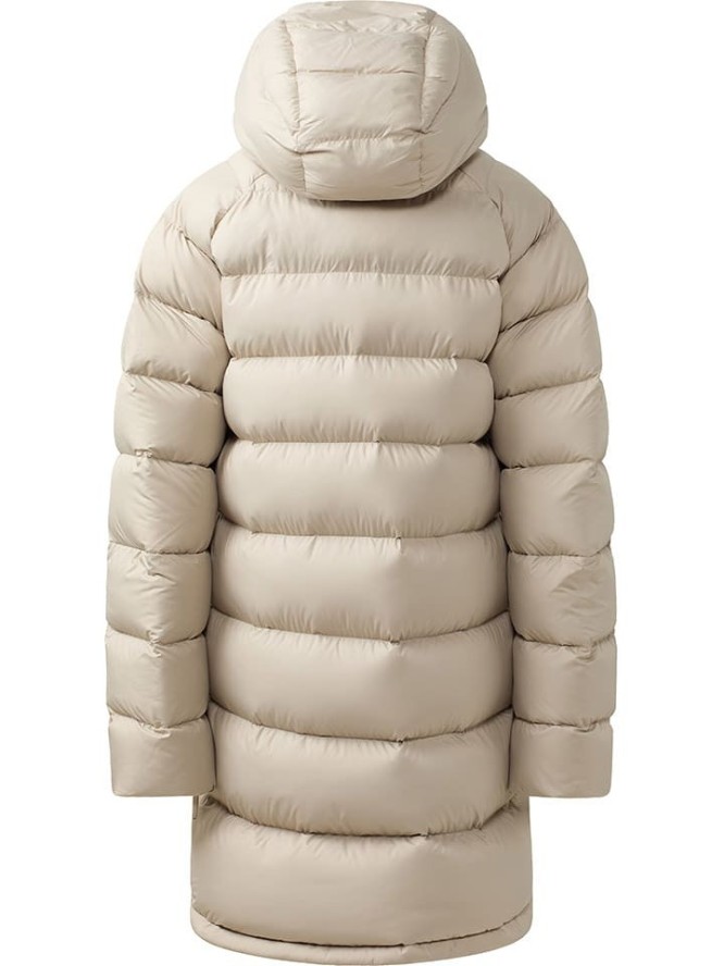 Haglöfs Płaszcz puchowy "Rosson Down" w kolorze beżowym rozmiar: S