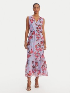 Fracomina Sukienka codzienna FR26SD3018W774R8 Niebieski Regular Fit