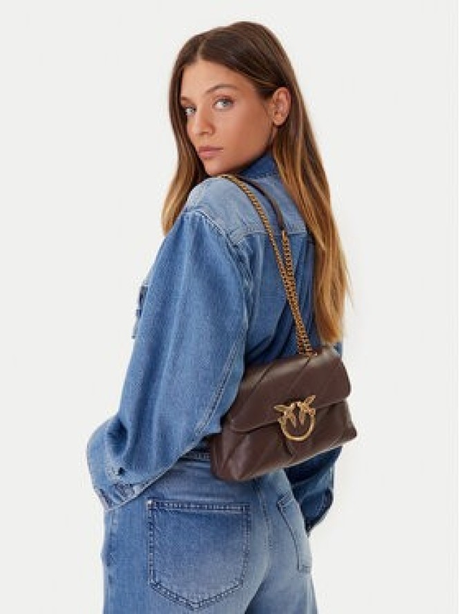 PINKO Torebka Love Puff Mini CL PE 25 PLTT 100039 A0F2 Brązowy