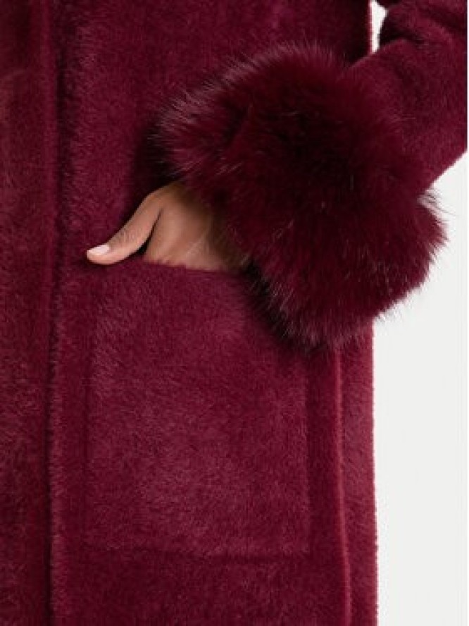 Joseph Ribkoff Płaszcz zimowy 243923F25 Bordowy