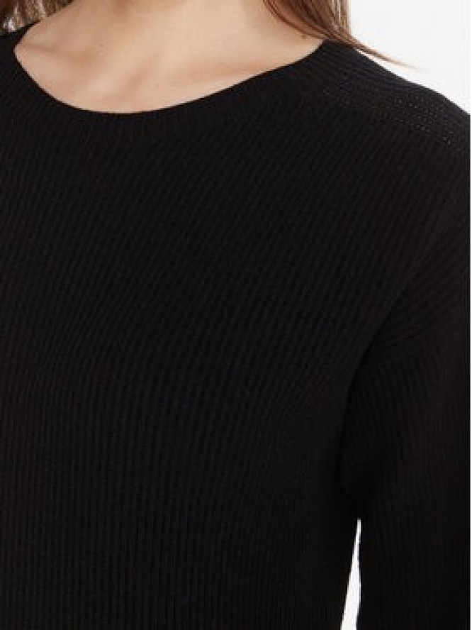 Kontatto Sukienka dzianinowa 3M0879C Czarny Regular Fit