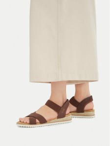 Skechers Sandały BOBS Desert Kiss - Golden Lily 114418/CHOC Brązowy